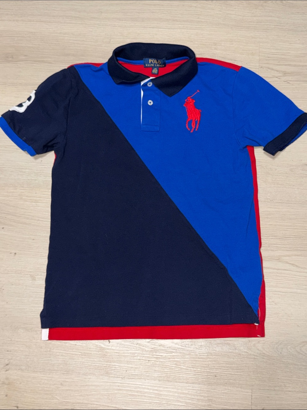 Polo by Ralph Lauren boys big Logo shirt Sz L 14-16